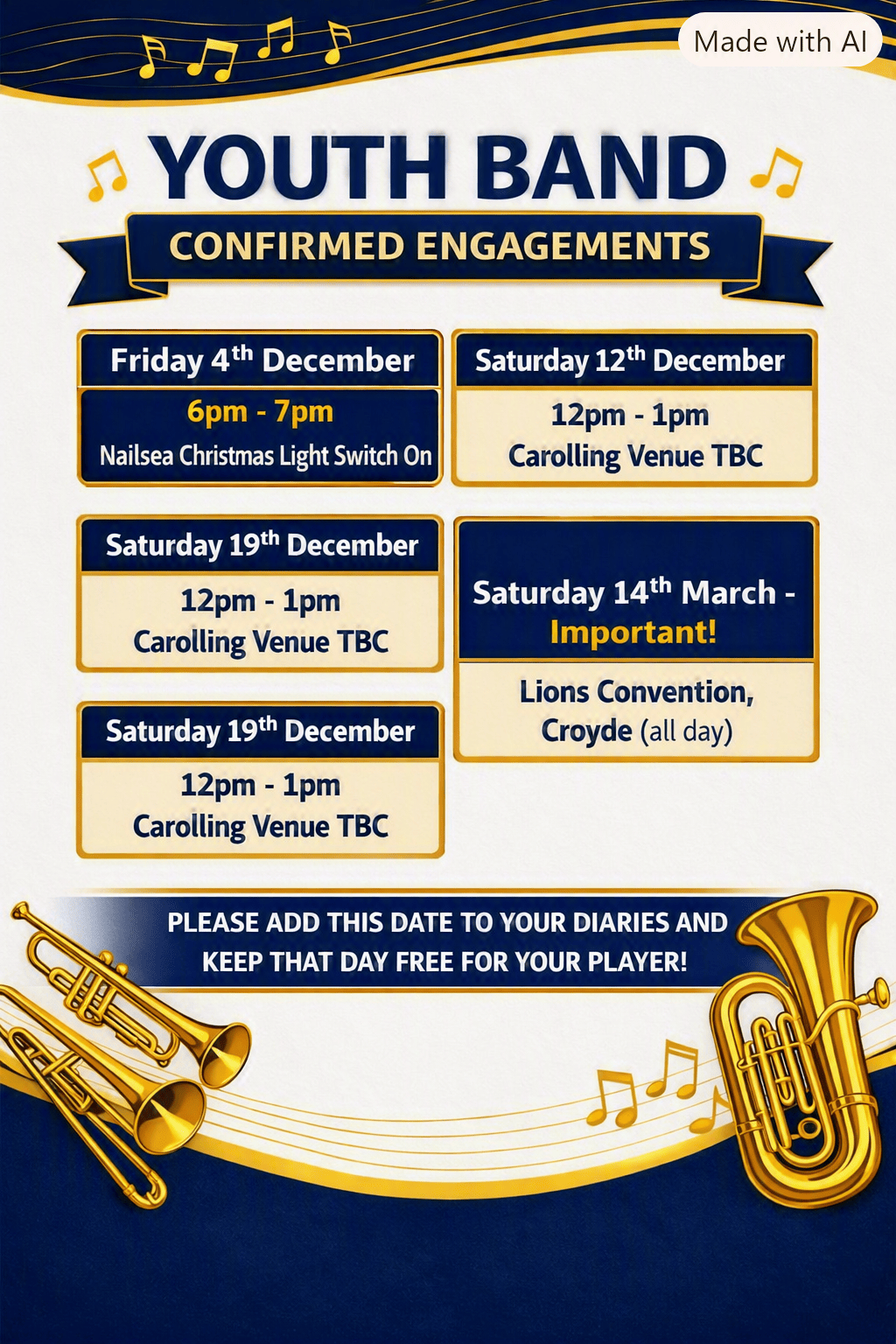 Upcoming event